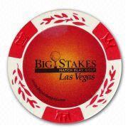 big stakes poker chip