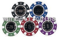 plastic poker chip