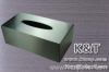 Stainless steel rectangular tissue boxes