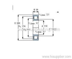 NJ 222 ECM bearing