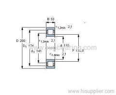 NJ 2222 ECML bearing