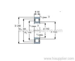 NJ 322 ECM bearing