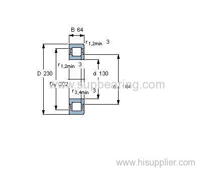 NUP 2226 ECML bearing