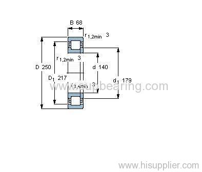 NUP 2228 ECML bearing