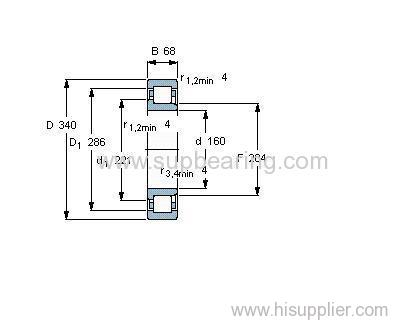 NJ 332 ECM bearing