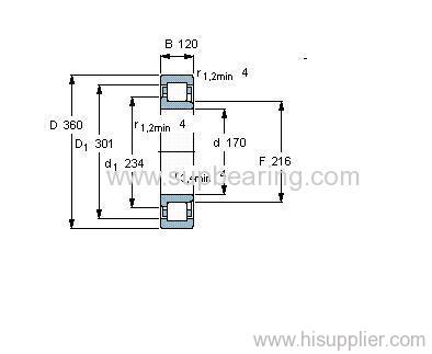 NJ 2334 ECMA bearing