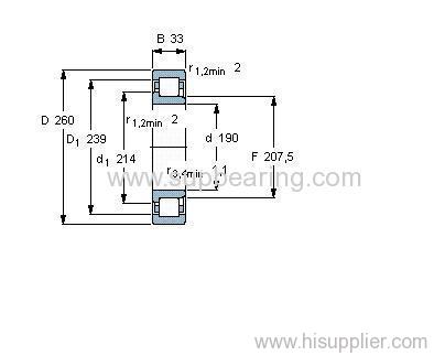 NJ 1938 ECML bearing