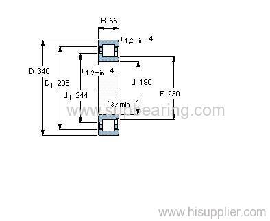 NJ 238 ECM bearing