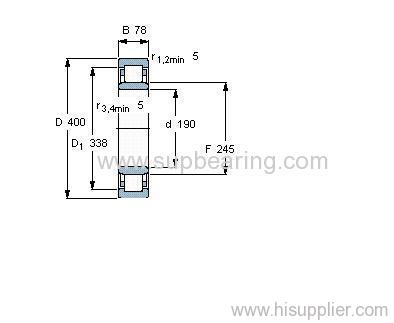 NU 338 ECM bearing