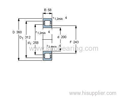 NJ 240 ECM bearing