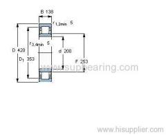 NU 2340 ECMA bearing