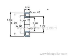 NJ 1944 ECMA bearing