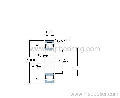 NU 244 ECM bearing