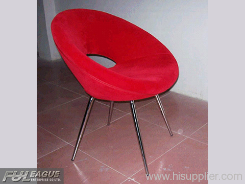 FIBERGLASS RING CHAIR, FABRIC RING CHAIR, RING DINING CHAIR,