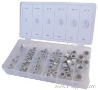 Nylon insert nut set