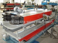 PE/PVC single wall corrugated pipe production line