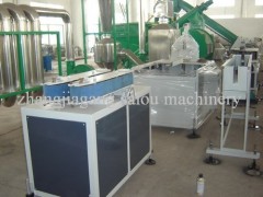 PE/PVC single wall corrugated pipe production line