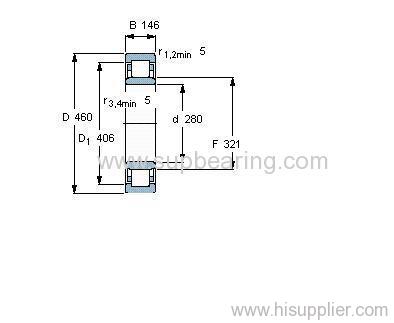 NU 3156 EMA/HB1 bearing