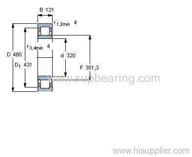 NU 3064 ECM bearing