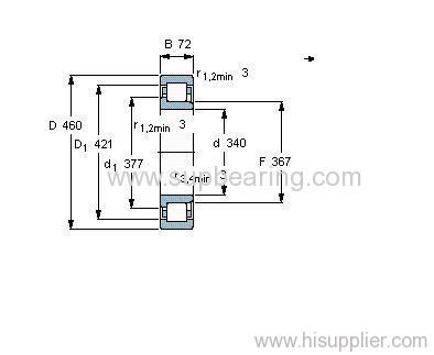 NJ 2968 ECMA bearing