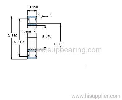 NU 3168 ECMA bearing