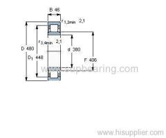 NU 1876 ECM bearing