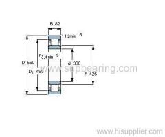 NU 1076 MA bearing