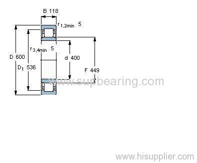 NU 2080 ECMA bearing