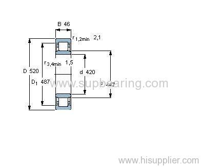 NU 1884 MA bearing