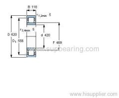 NU 2084 ECMA bearing