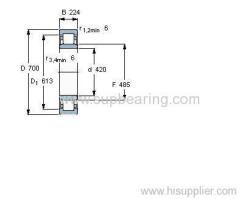 NU 3184 ECMA/HB1 bearing