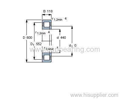 NUP 3988 ECM bearing