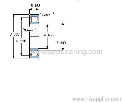 NU 3092 ECMA bearing