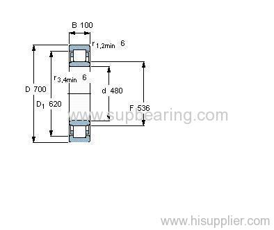 NU 1096 MA bearing