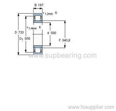 NU 30/500 ECFR bearing