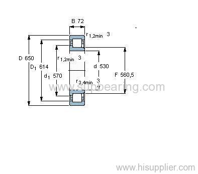 NJ 28/530 ECMA bearing