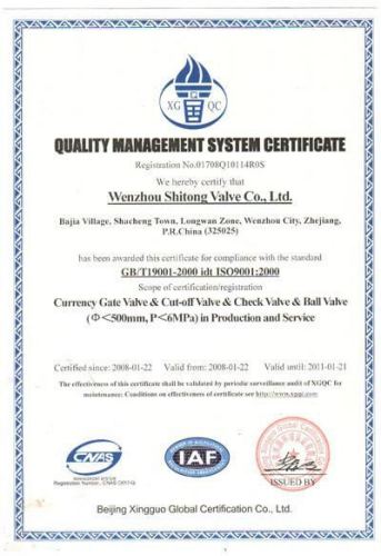 ISO9001:2000 QMS