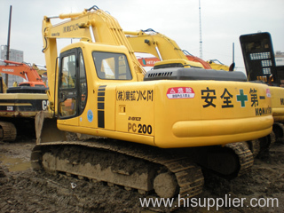 used komatsu pc200-6 excavator