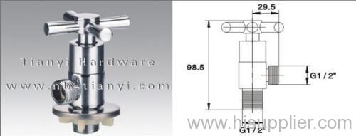 Brass Cross Handle Ceramic Sheet Triangle Valve