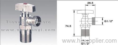 Brass Ball Core Triangle Valve