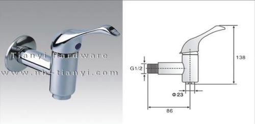 deluxe ceramic sheet water tap