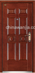 steel wooden door