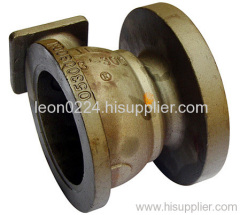 floating flanged ball valve body