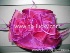 Organza hat