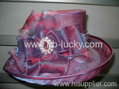 Organza hat