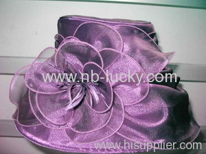 Organza hat