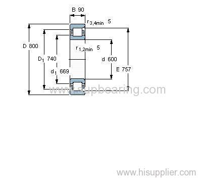 NF 19/600 ECMB bearing