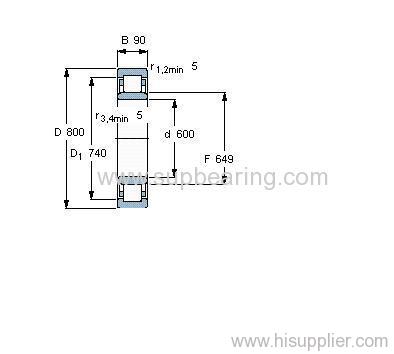 NU 19/600 ECMA/HA1 bearing