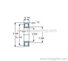 NU 20/630 ECMA bearing