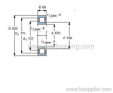 NJ 18/670 MA6/343016 bearing